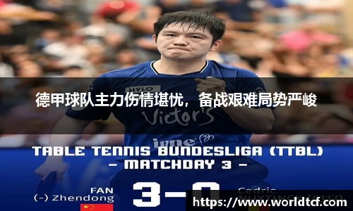 德甲球队主力伤情堪忧，备战艰难局势严峻
